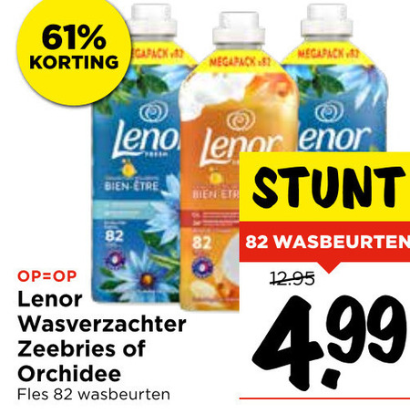 Lenor   wasverzachter folder aanbieding bij  Vomar - details