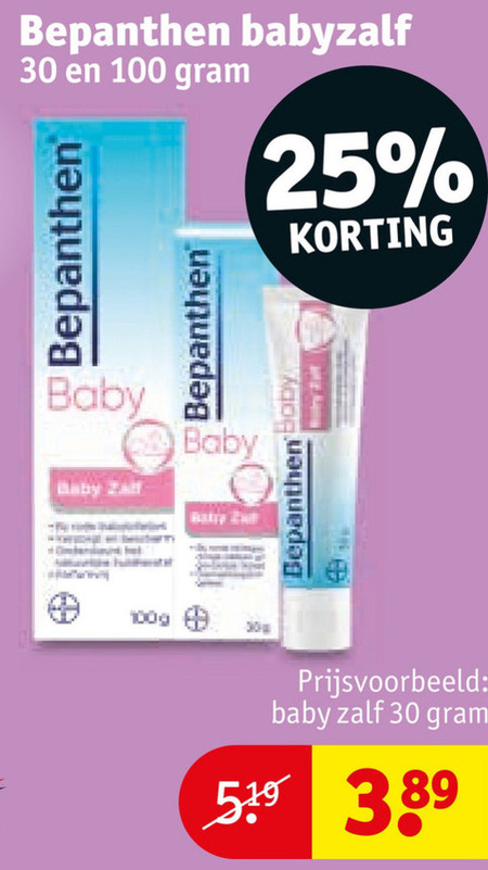 Bepanthen   babyzalf folder aanbieding bij  Kruidvat - details