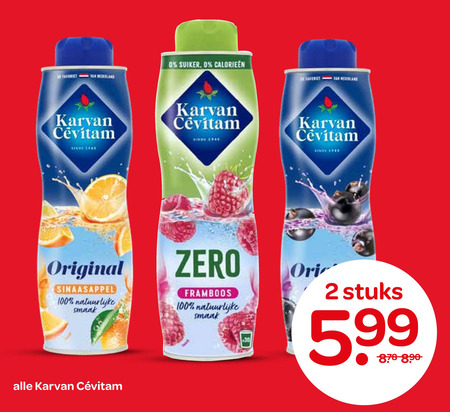 Karvan Cevitam   limonadesiroop folder aanbieding bij  Spar - details