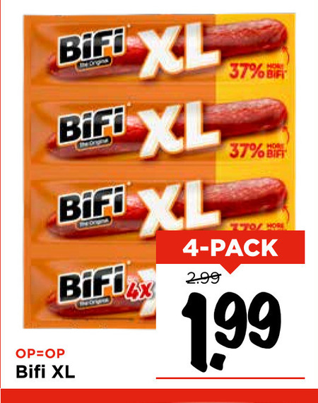 Bifi   bierworstjes folder aanbieding bij  Vomar - details