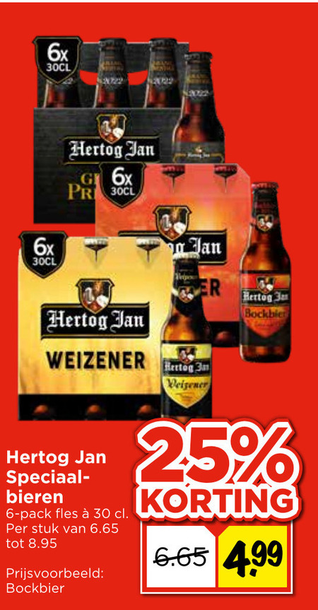 Hertog Jan   speciaalbier folder aanbieding bij  Vomar - details