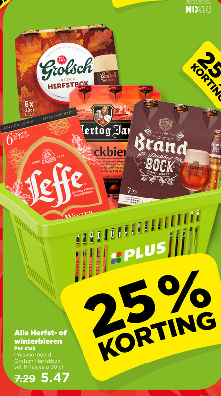 Brand   bokbier folder aanbieding bij  Plus - details