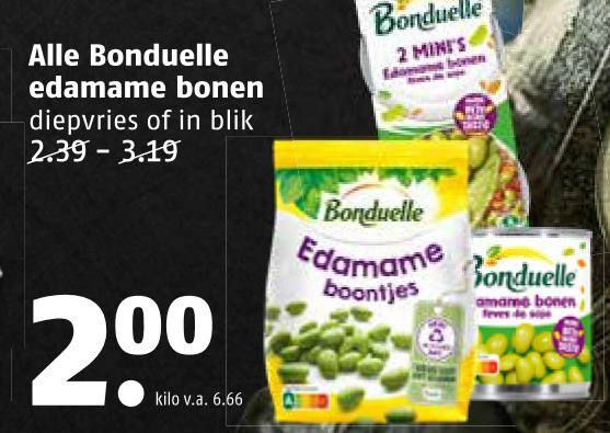 Bonduelle   diepvriesgroente folder aanbieding bij  Poiesz - details