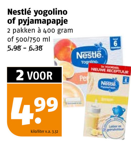 Nestle   babyvoeding folder aanbieding bij  Poiesz - details