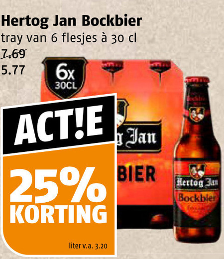 Hertog Jan   bokbier folder aanbieding bij  Poiesz - details