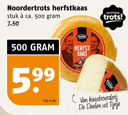 Noordertrots   kaas folder aanbieding bij  Poiesz - details