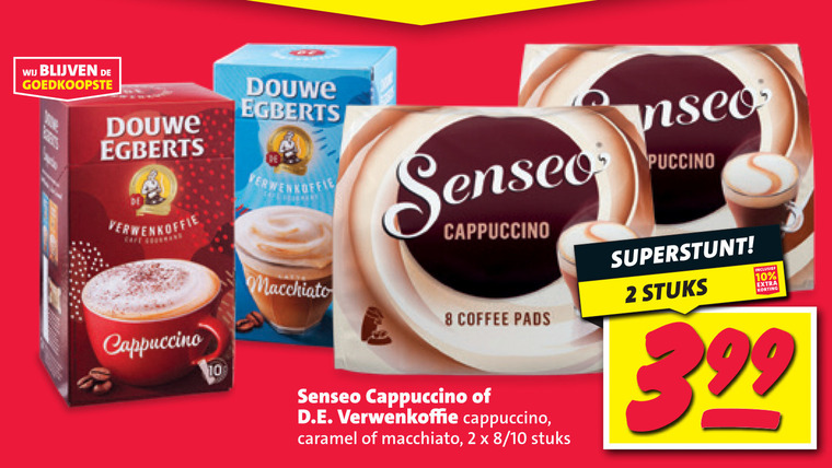 Douwe Egberts Senseo   oploskoffie, koffiepad folder aanbieding bij  Nettorama - details