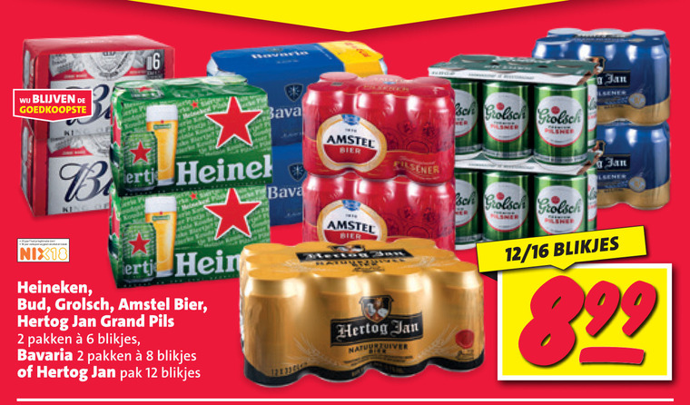 Hertog Jan   blikje bier folder aanbieding bij  Nettorama - details