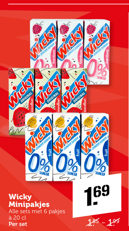 Wicky   fruitdrank folder aanbieding bij  Coop - details