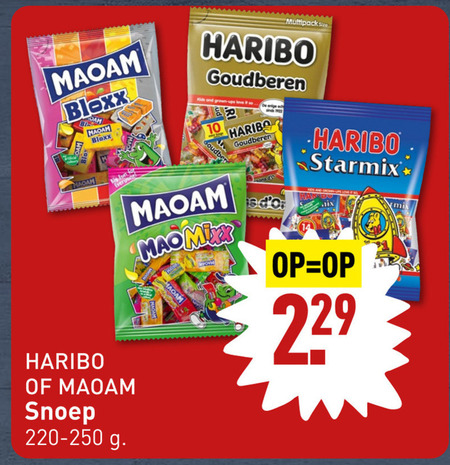 Haribo   snoep folder aanbieding bij  Aldi - details