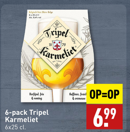 Karmeliet   speciaalbier folder aanbieding bij  Aldi - details