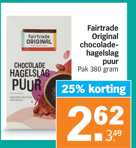 Fair Trade Original   hagelslag folder aanbieding bij  Albert Heijn - details