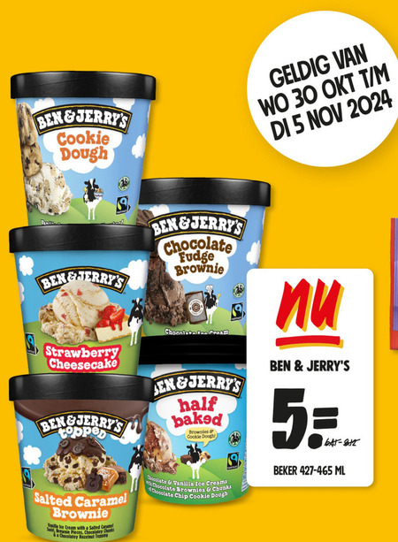 Ben and Jerrys   ijsspecialiteit folder aanbieding bij  Jumbo - details