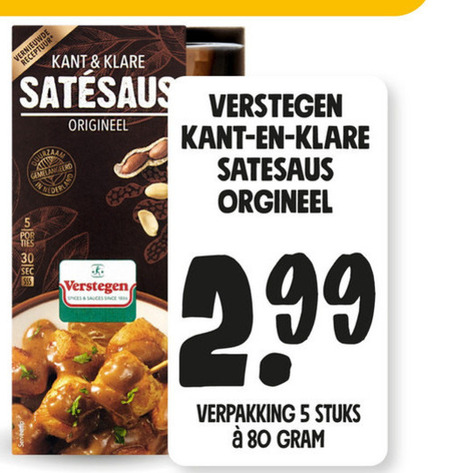 Verstegen   satesaus folder aanbieding bij  Jumbo - details