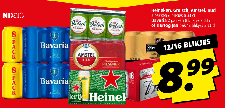 Heineken   blikje bier folder aanbieding bij  Boni - details