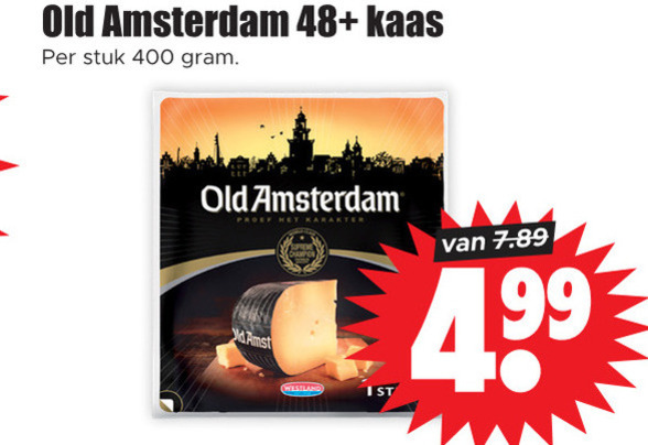 Old Amsterdam   kaas folder aanbieding bij  Dirk - details