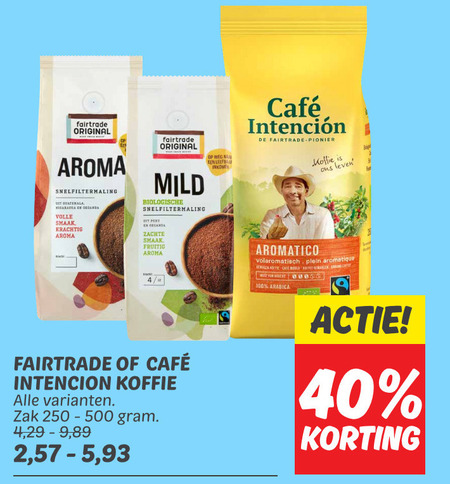 Fair Trade Original   koffie folder aanbieding bij  Dekamarkt - details