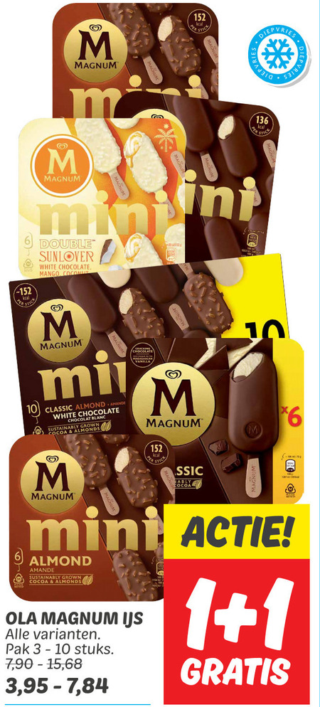 Magnum   ijslollies folder aanbieding bij  Dekamarkt - details