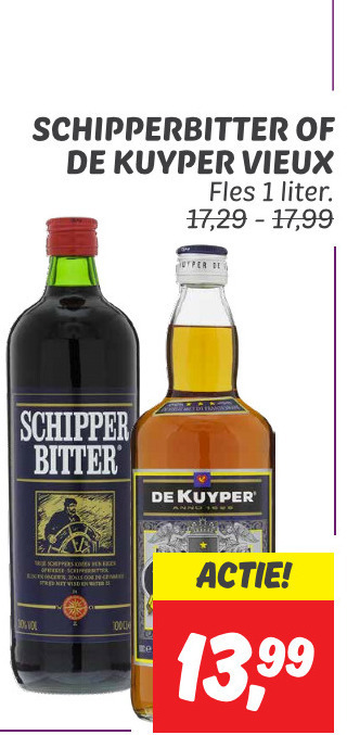 De Kuyper   vieux, kruidenbitter folder aanbieding bij  Dekamarkt - details