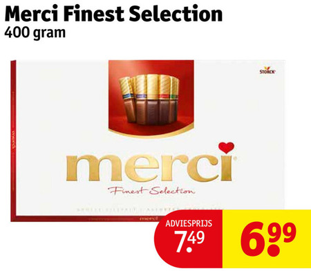 Merci   chocolade folder aanbieding bij  Kruidvat - details