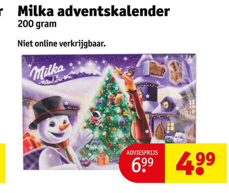 Milka   adventskalender folder aanbieding bij  Kruidvat - details