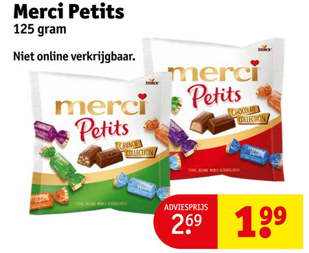 Merci   chocolade folder aanbieding bij  Kruidvat - details