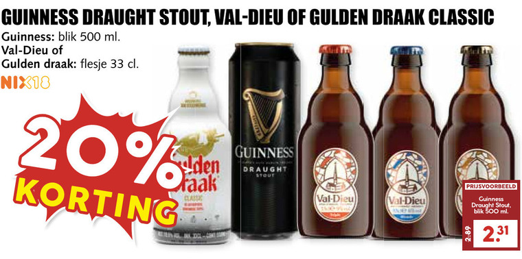 Gulden Draak   speciaalbier folder aanbieding bij  MCD Supermarkt Basis - details