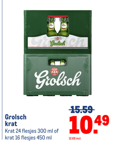 Grolsch   krat bier folder aanbieding bij  Makro - details