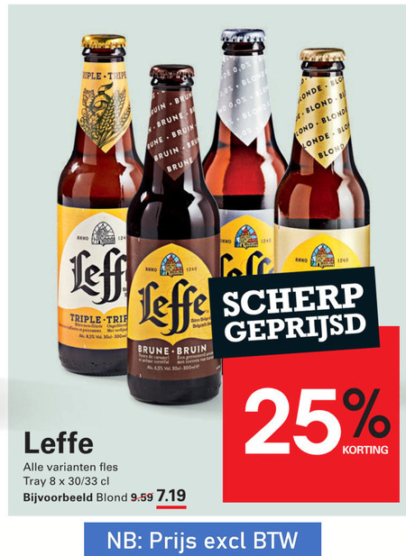 Leffe   speciaalbier folder aanbieding bij  Sligro - details