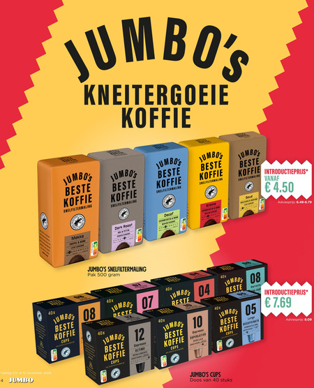 Jumbo Huismerk   koffiecups, koffie folder aanbieding bij  Jumbo - details