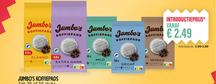 Jumbo Huismerk   koffiepad folder aanbieding bij  Jumbo - details