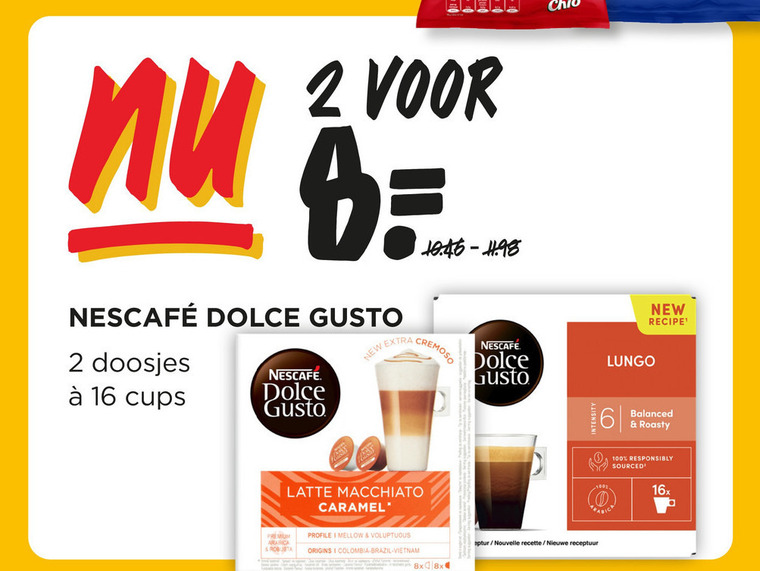 Nescafe   dolce gusto capsules folder aanbieding bij  Jumbo - details