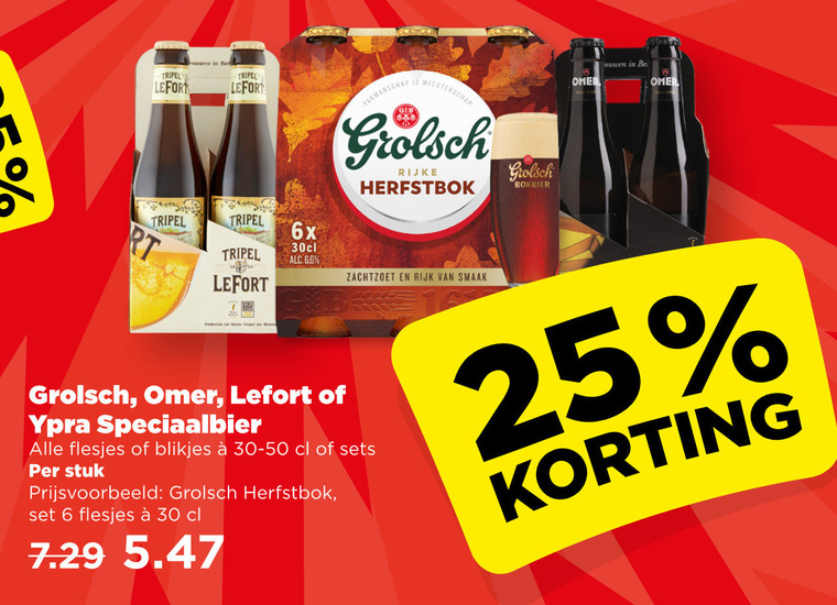 Omer   speciaalbier, bokbier folder aanbieding bij  Plus - details