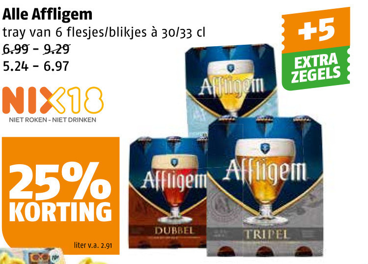 Affligem   speciaalbier folder aanbieding bij  Poiesz - details