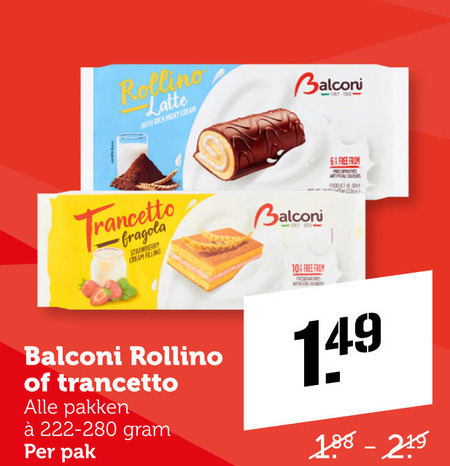 Balconi   koek folder aanbieding bij  Coop - details