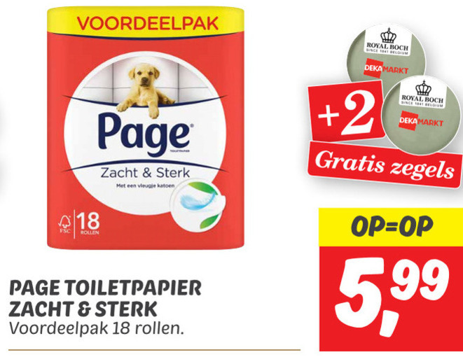 Page   toiletpapier folder aanbieding bij  Dekamarkt - details