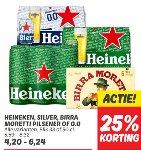 Birra Moretti   blikje bier folder aanbieding bij  Dekamarkt - details