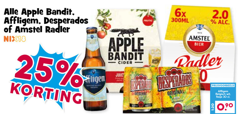 Amstel   radler bier, appelcider folder aanbieding bij  Boons Markt - details