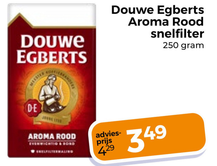 Douwe Egberts   koffie folder aanbieding bij  Trekpleister - details