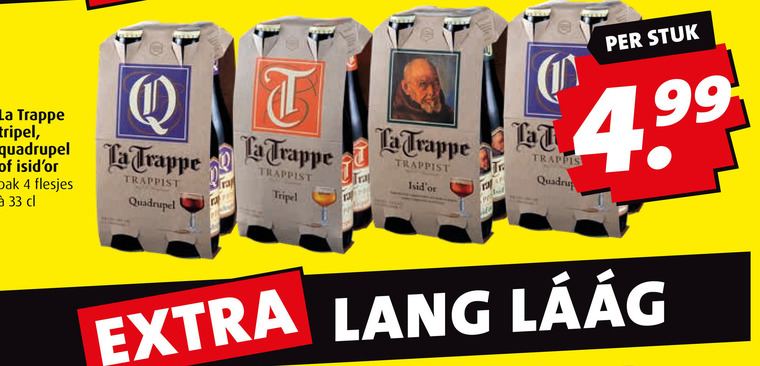 La Trappe   speciaalbier folder aanbieding bij  Boni - details