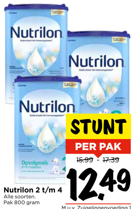 Nutrilon   opvolgmelk folder aanbieding bij  Vomar - details