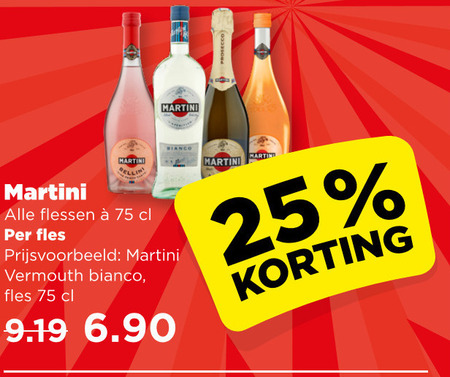 Martini   vermouth folder aanbieding bij  Plus - details