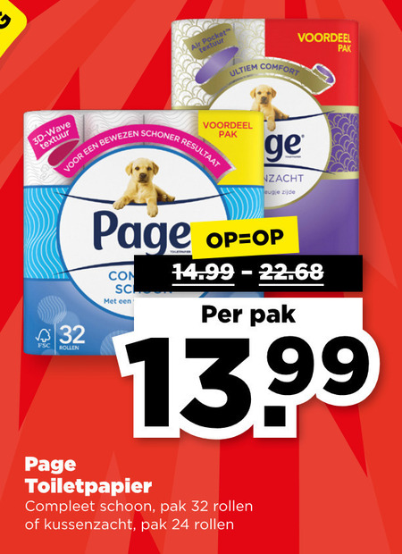 Page   toiletpapier folder aanbieding bij  Plus - details