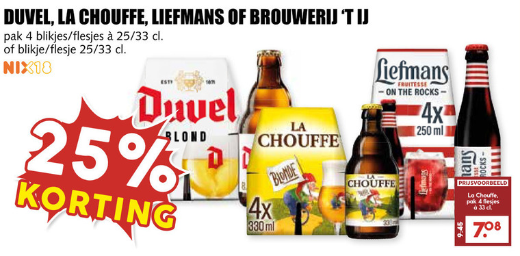 Duvel   speciaalbier folder aanbieding bij  MCD Supermarkt Basis - details