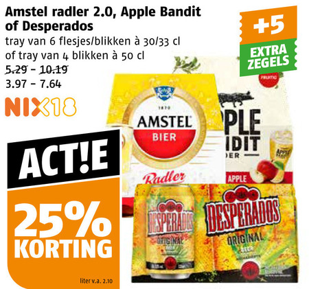 Desperados   radler bier, speciaalbier folder aanbieding bij  Poiesz - details