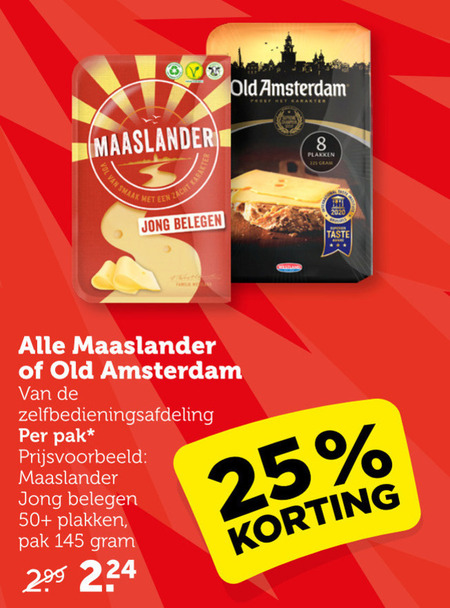 Maaslander   kaasplakken, kaas folder aanbieding bij  Coop - details