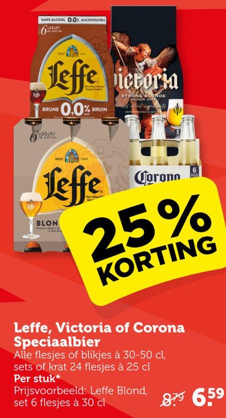 Corona   krat bier, speciaalbier folder aanbieding bij  Coop - details