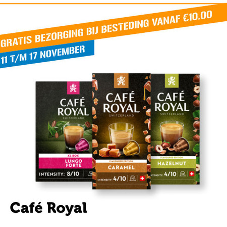 Cafe Royal   koffiecups folder aanbieding bij  Coop - details