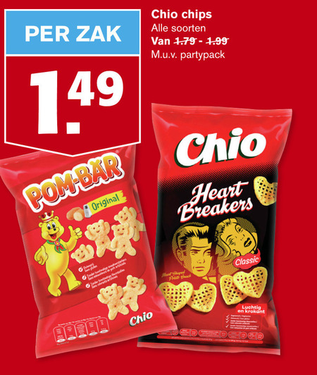 Chio   zoutje folder aanbieding bij  Hoogvliet - details