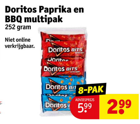 Doritos   zoutje folder aanbieding bij  Kruidvat - details